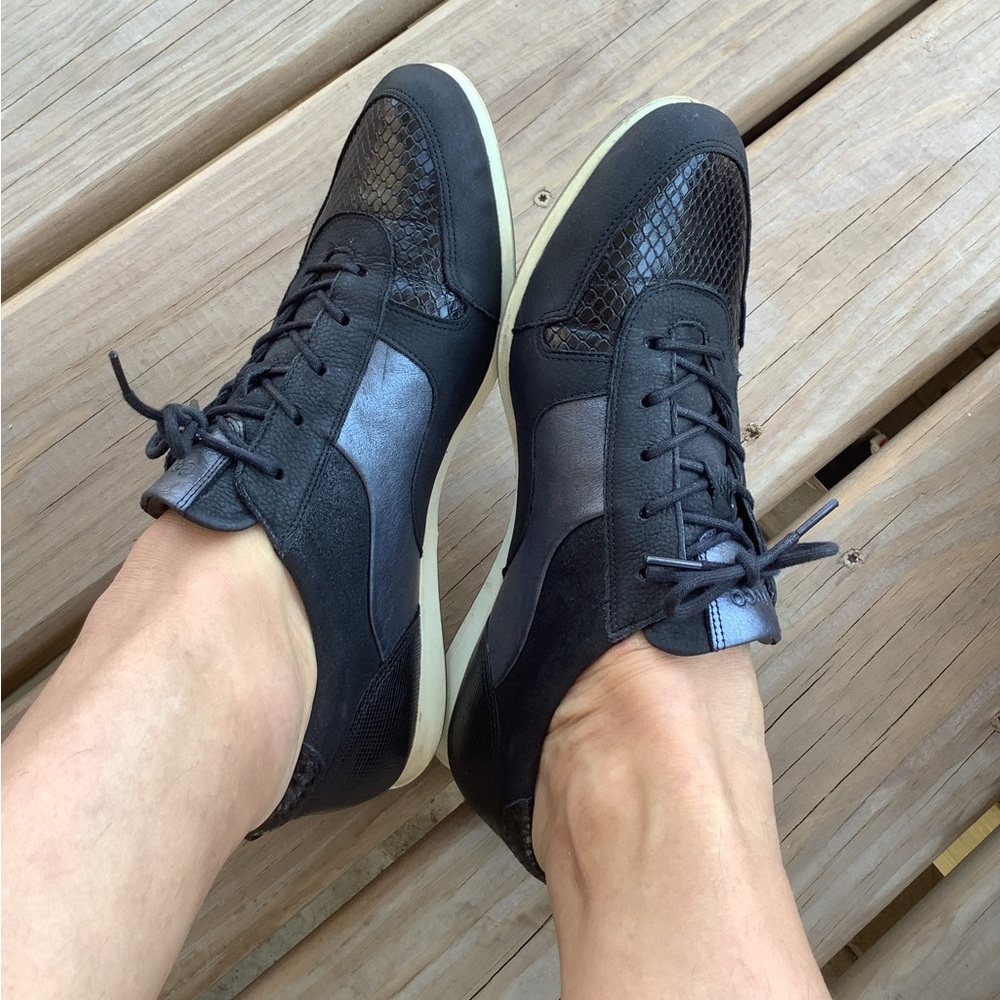 Practical Leather Sneakers Great Brand View 6